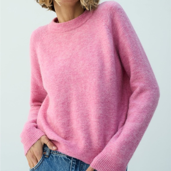Zara | Sweaters | Zara Pink Sweater Size Small | Poshmark